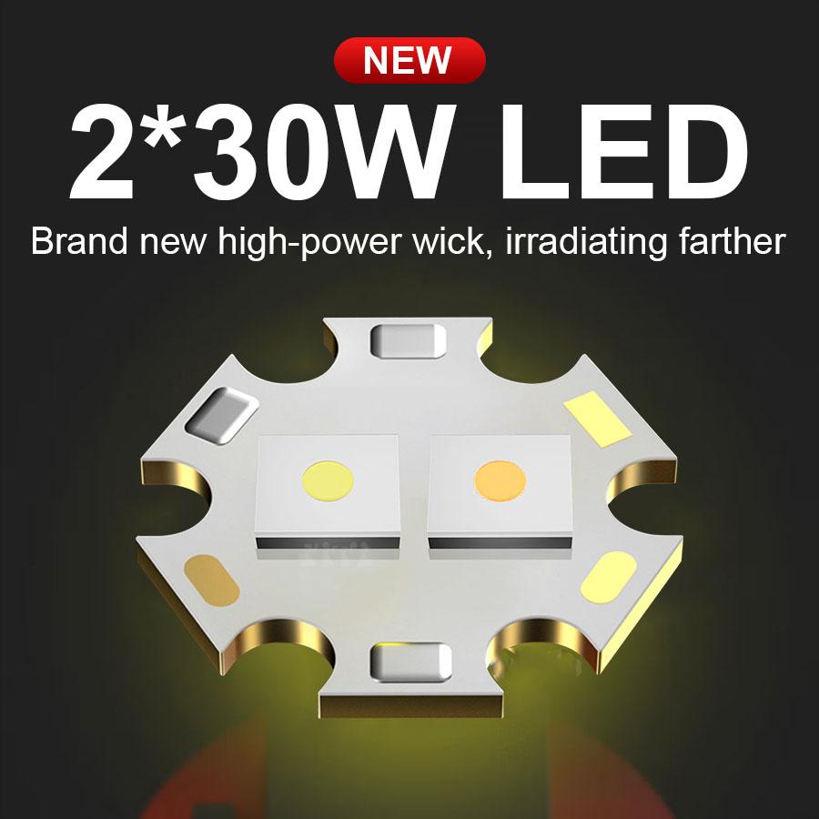 5000LM Most Powerful Headlamp White/Yellow Lights Rechargeable LED Headlights Lighting  Camping Fishing Head Flashlight