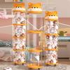Doll Storage Box Toys Organization Plush Toy Storage Tube Transparent Storage Barrel Large Capacity Children's Toy Organizer
