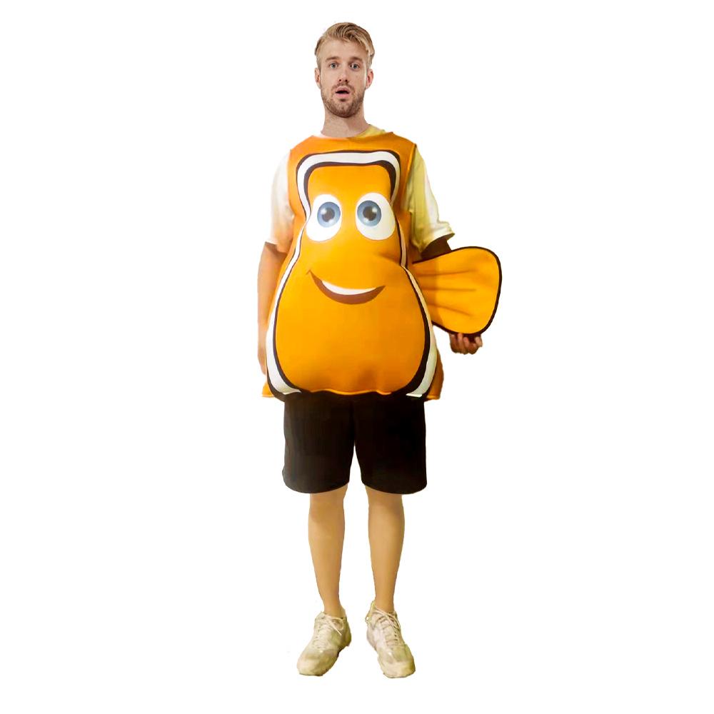 Halloween Nemo Clownfish Costume for Kids - Role-Playing Sponge Outfit