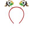 Plastic Soccer Fan Headband Charming Design Cheering Hair Band  Photo Props