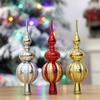 Topper per albero di Natale Topper per albero di Natale glitterato Topper per bottiglia antiscivolo a forma di zucca Decorazione per albero di Natale Crea atmosfera Decorazioni per feste