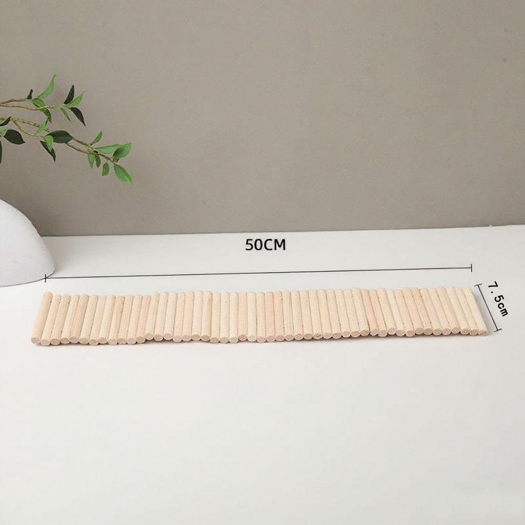 Solid Wood Hamster Arch Climbing Ladder Toy and Hideout