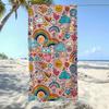 Popular Summer Beach Towel Microfiber Absorbent Beach Towel Seaside Outdoor Vacation Sports Towel