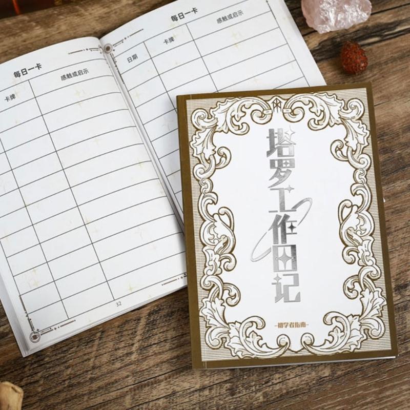 Tarot Diary Notebook Includes Ritual Templates Thick Sheets For Beginner Divination Practice Selfs Discovery