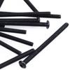 Șuruburi cu cap bombat și cap hexagonal din oțel aliat A60ZM3 X 45mm Negru 40 buc.may