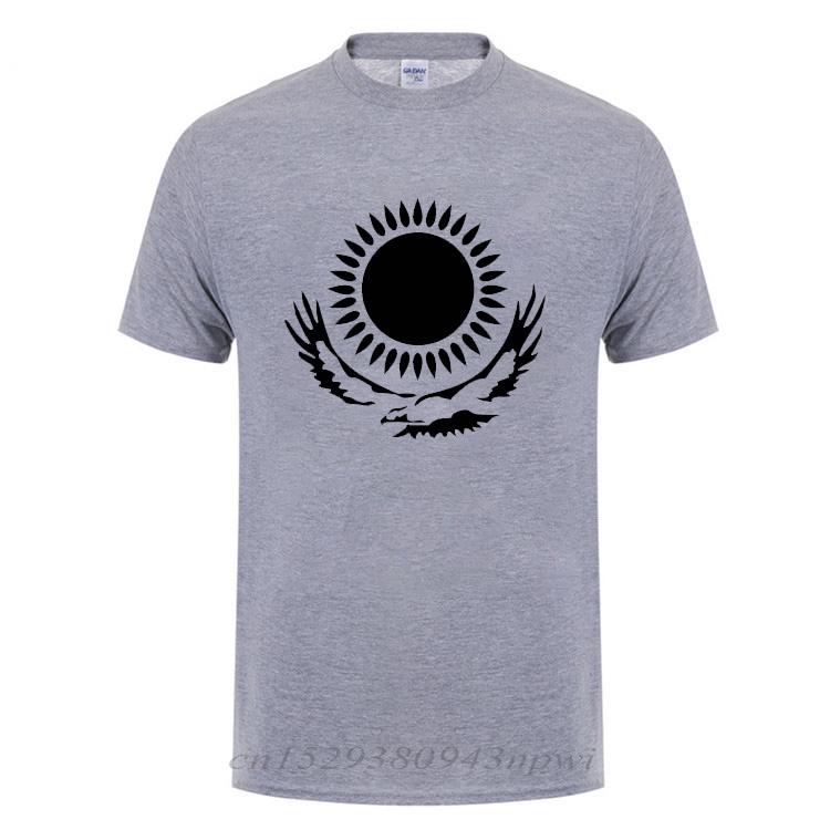 Maglietta Cool Bandiera del Kazakistan Uomo Kazako Estate Manica Corta Girocollo Cotone Novità Divertente Casual Maglietta Maglietta Dropshipping