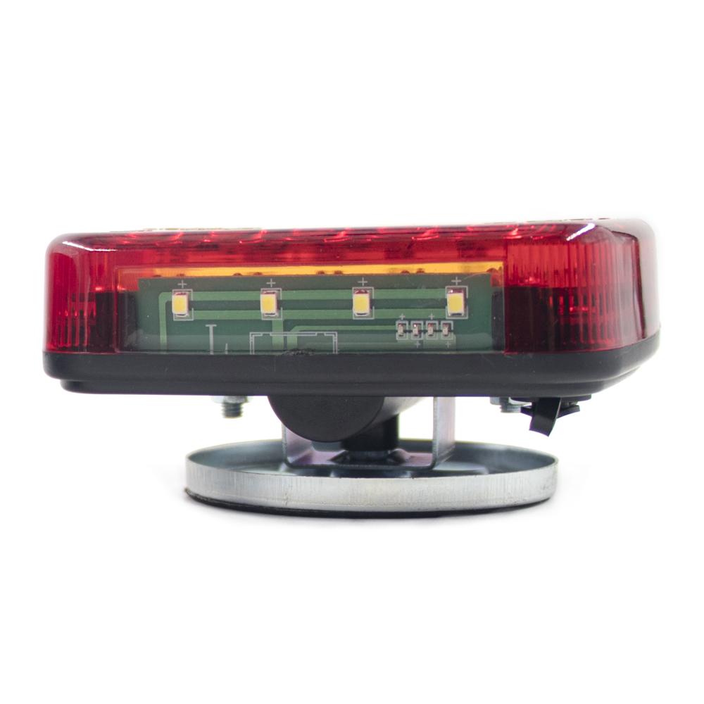 2PCS 12V 24V Wireless Magnetic LED Truck Tail Light Trailer Rear Signal Warning Brake Light Lamp Bus Caravans Campers Lorry