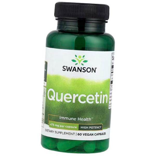 Кверцетин Дигидрат, Quercetin High Potency 475, Swanson  60вегкапс (70280048)
