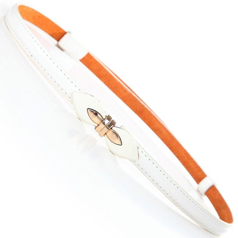 

Fashionable Black Womens Waist Belt With Leaf Design Buckle For Dresses And Outerwear Leaf White