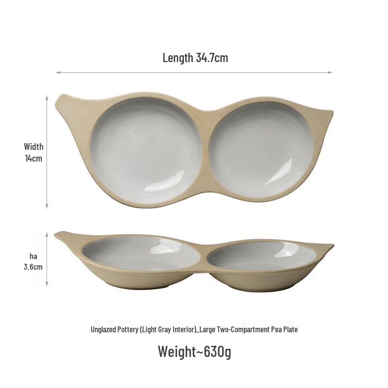 

Abay Ceramic Compartment Serving Dish