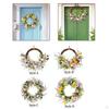Artificial Easter Egg Wreath , Spring ,Silk Flower Garland for Front Door