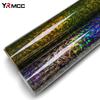 High Glossy Gold Silver Carbon Fiber Vinyl Wrap Cover Viscose Car Sticker High Quality Car Sticker Cover Film