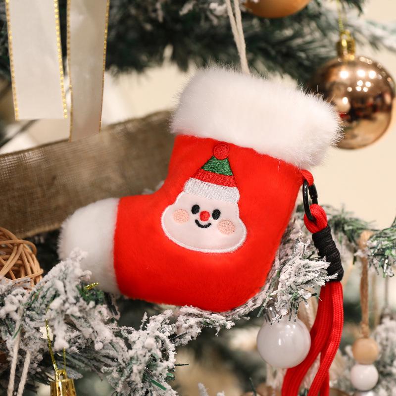 Cross-border Santa Claus Christmas Tree Plush Toy Pendant - Small Size Rag Doll