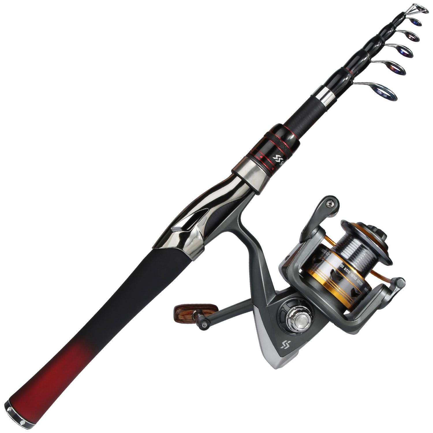 

Sougayilang 1,6 м телескопическая спиннинговая удочка для спорта на открытом воздухе и путешествий портативная сверхлегкая 11BB спиннинговая рыболовная катушка комбинированная удочка 1.6m&Series 2000