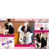One Oversized Korean Drop Size XL One's Women's Hoodie, Lightweight, Zip-Up, Style, Shoulder, Spring, (White)