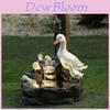 Adorable Solar Powered Squirrel And Duck Resin Craft For Garden Decor And Outdoor Charm