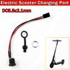 E-Bike Scooter Charging Port Electric Dc 5.5*2.1mm Round Charger Hole Sockets Dc Charging Head For Electric Scooter