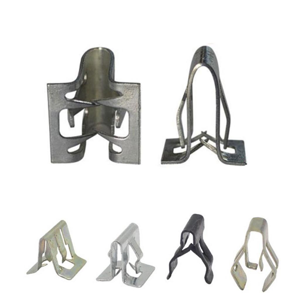 100 Pezzi Clip A Spinta In Nylon Nero Uxcell R3045 – Rivetti Per Pannelli Spessore 2-3mm