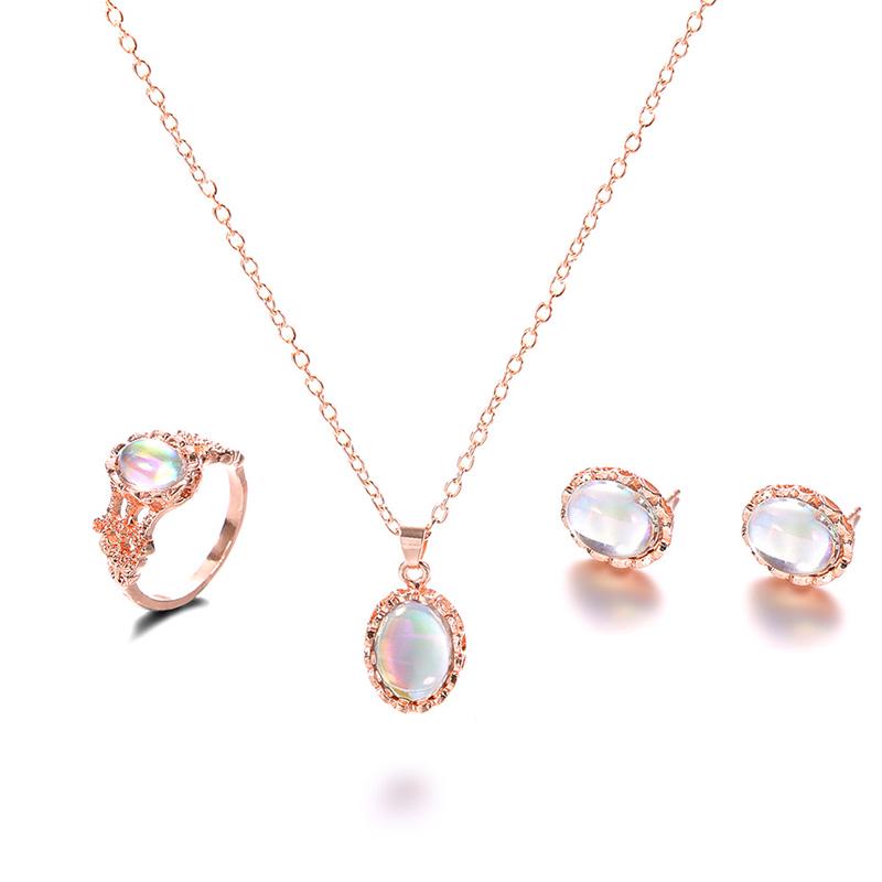Pendant Necklace Earrings Ring 