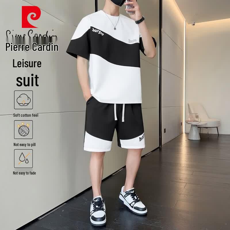 

Pierre Cardin Men s Summer Short Sleeve T-Shirt & Shorts Set 3XL