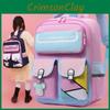 Fun And Practical Kids Bookbag With Stitching Details Available In Various Colors