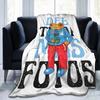 DTMF Frog Puerto Rico Knitted Blanket Bad Bunny Wool Throw Blanket Summer Air Conditioning Personalised Lightweight Bedspreads,