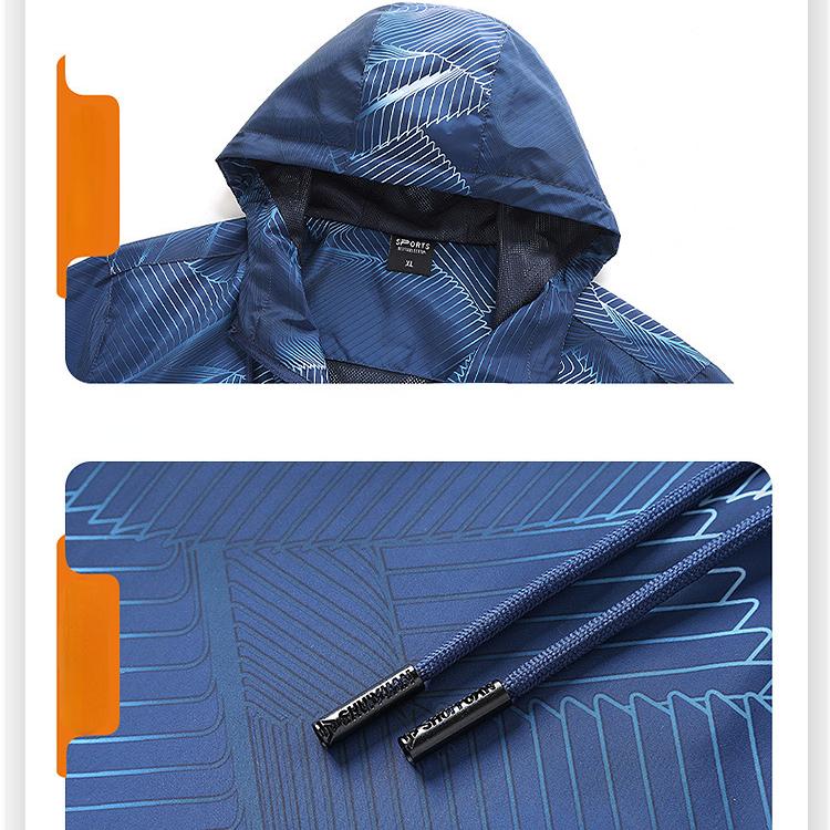 Men Hooded Outdoor Jackets Windproof and Waterproof Hiking Jackets Quality Male Windbreaker Assault Suit