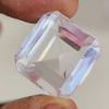 95.20 Cts Heated Ceylon Sapphire White Emerald Shape Loose Gemstone