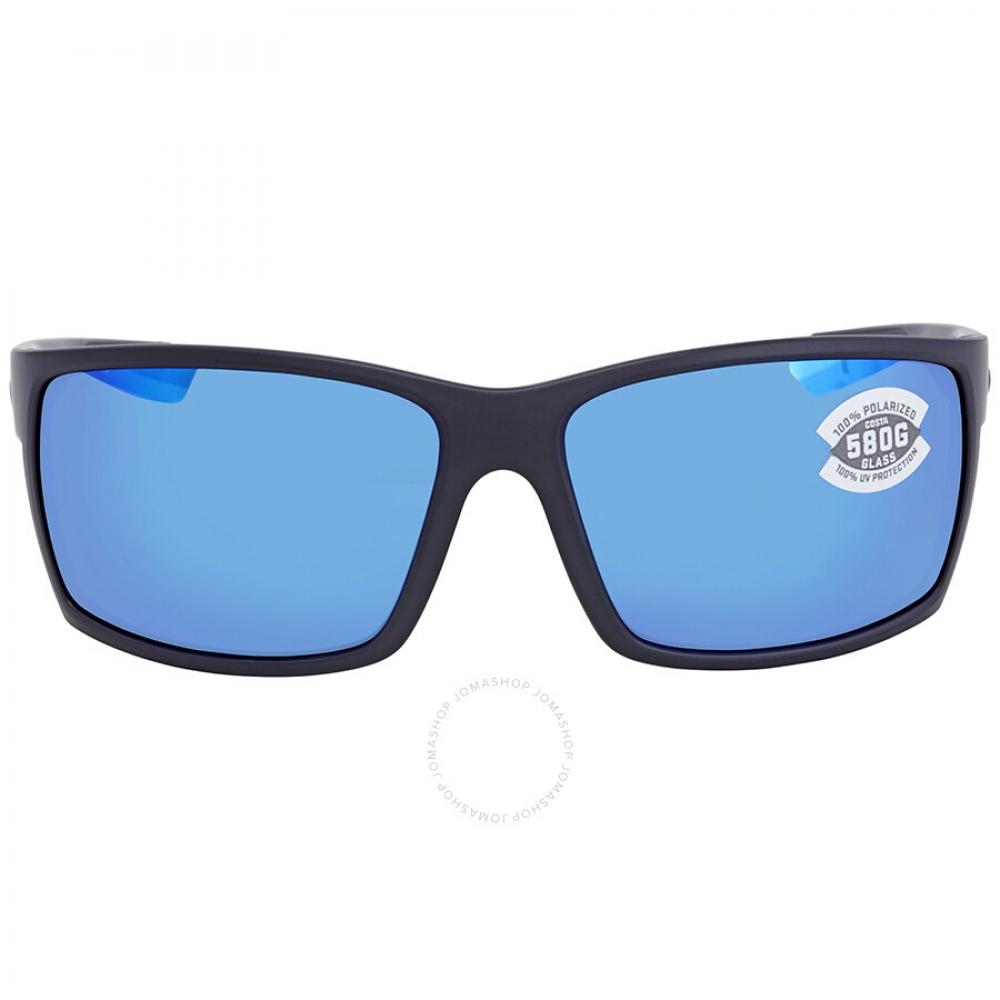 

CoSta Del Mar Reefton Blue Mirror Polarized GlaSS Rectangular Men S SunGlaSSeS Rft 01 Obmglp 64 6S9007 900717 64