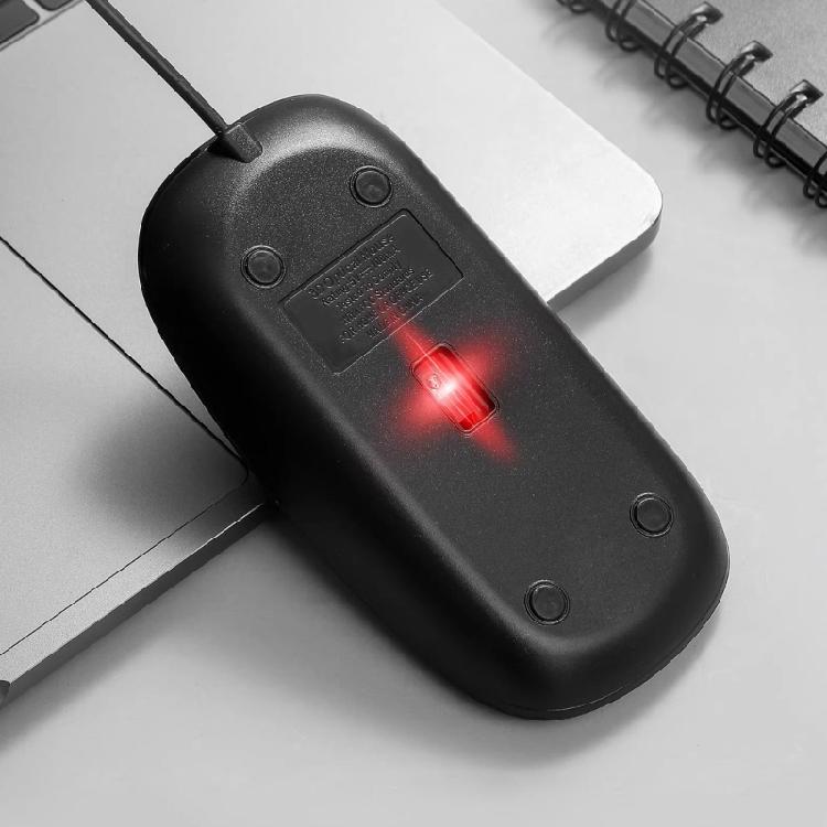 Computer Mouse With Quiet Clicks Technology Type C Cable Comfortable Grip For Professionals Students