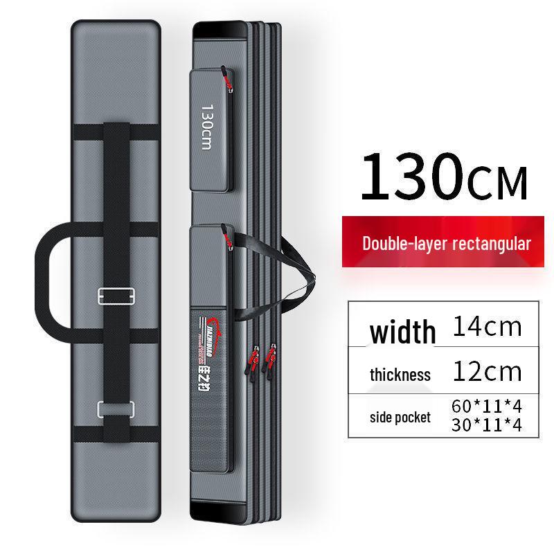 Bolsa Espessa de Grande Capacidade de Três Camadas para Armazenamento de Aparelhos e Varas de Pesca