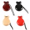 2 Pcs Spanish Castanets with String Traditional Flamenco Castanets Wood Percussion Orff Music Instrument Easy To Play