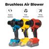 Brushless Blower 1500W Multifunction Inflator Vacuum Cordless Dust Blower Dust Cleanner For Makita 18v Battery