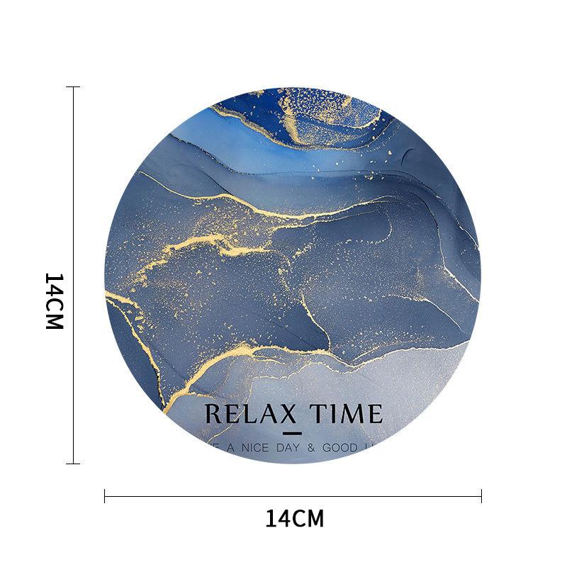 

Круглые подставки Диатомит Впитывающие Подставка под горячее Теплоизоляция и Нескользящая Подставка под кружку Декор для обеденного стола Кухонный предмет Аксессуар