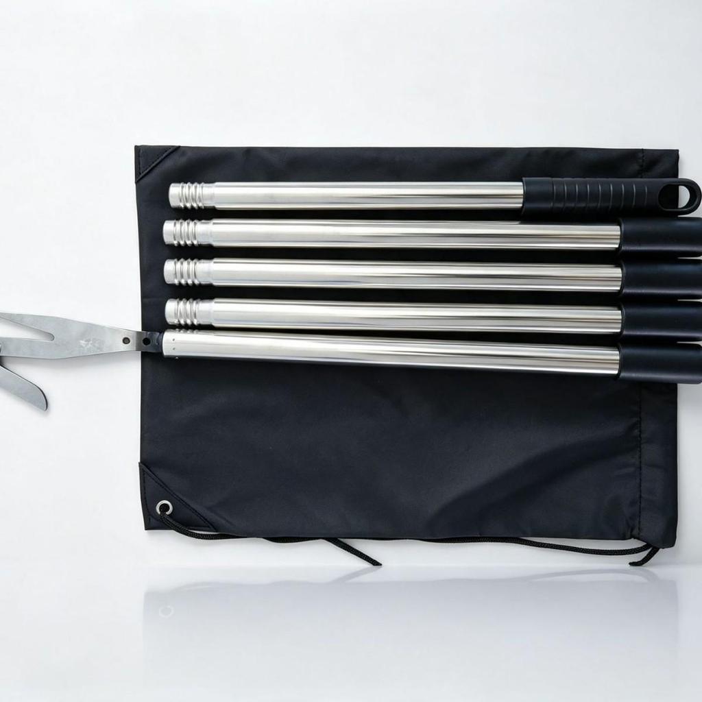 Multi-functional Stainless Steel Fruit Picker with Knife for High-Altitude Harvesting of Persimmons, Loquats, Apples, and Pears