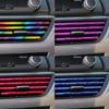 Car air outlet decorative strip, grille clip, U-shaped, electroplated, bright strip, chrome plated air conditioner, color interior modification