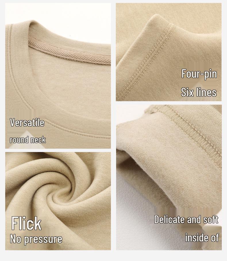 Women's Customized Autumn/Winter Cashmere Silk Antibacterial Heated Lyocell Warm Underwear Set