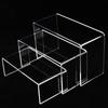 Clear Acrylic Display Racks, Shelf Display Mounts for Figurines, Buffets,