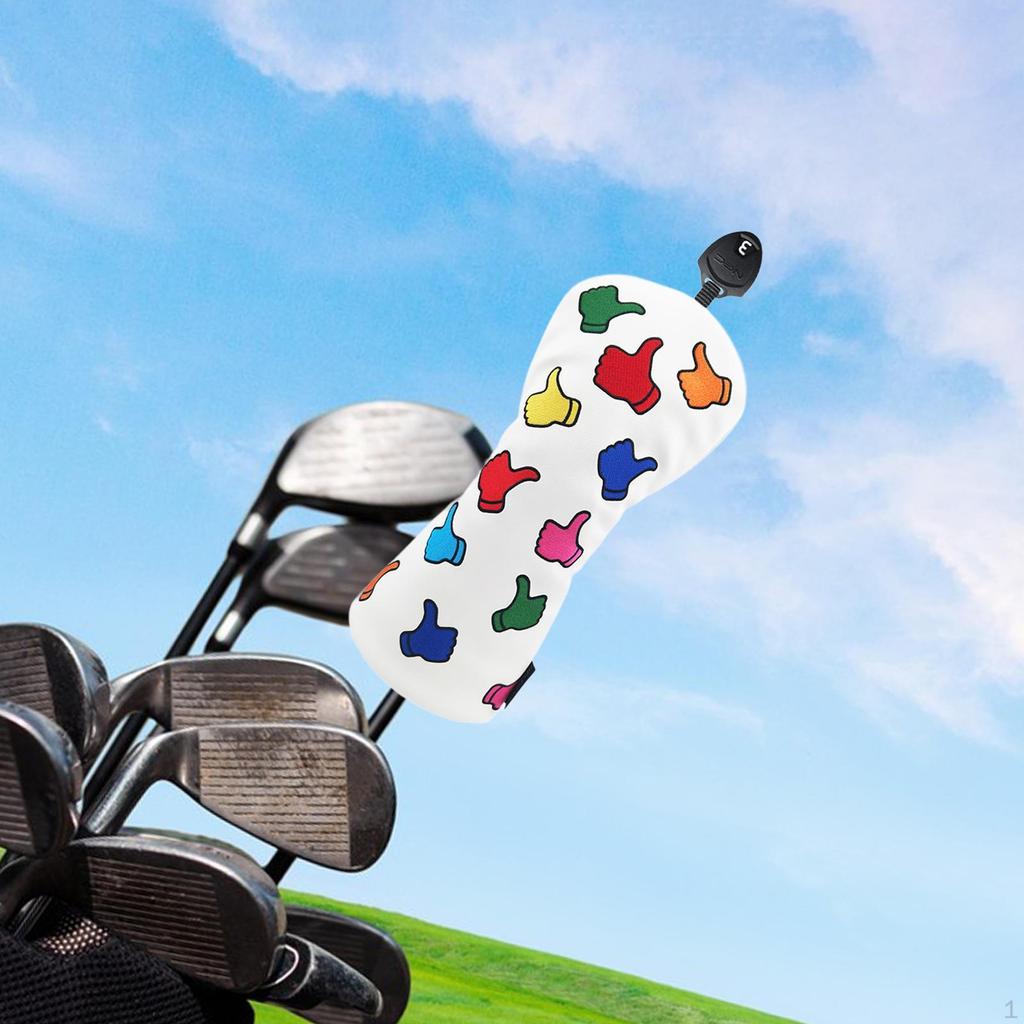 Pokrowiec na główkę kija golfowego do drewna, Pokrowiec ochronny, Lekki, Odporny na zarysowania,