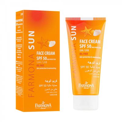 Αντηλιακή κρέμα προσώπου χωρίς λιπαρότητα SPF 50 Sun 50 ml