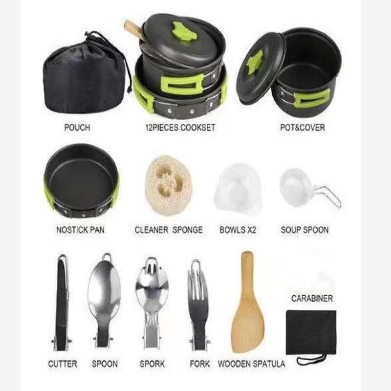 OLOEY Outdoor Camping Cookware Set