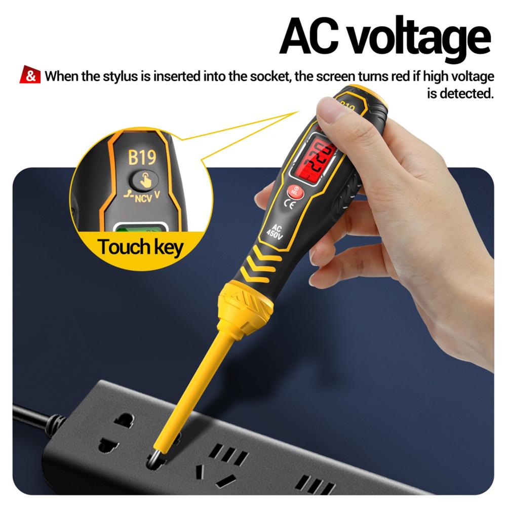 Automatische Abschaltfunktion Digitales Voltmeter Stift LCD Hintergrundbeleuchtung Voltmeter