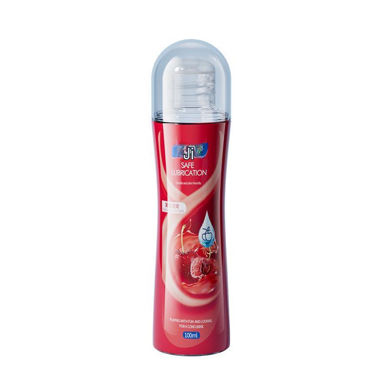 Jiyu Gel Lubricant: Wash-free, Body-friendly, Suitable for Sex Toys, with Stimulating Ice-fire Sensation and Fruity Flavor.