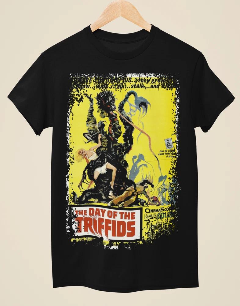 The Day Of The Triffids (1963) Movie Poster Inspired Unisex Black TShirt S