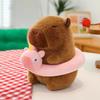 Cute Capybara Swimming Circle Plush Toys – Frog/Duck/Dolphin/Mouse Soft Doll Pillows Birthday Gift & Claw Machine Toys for Kids