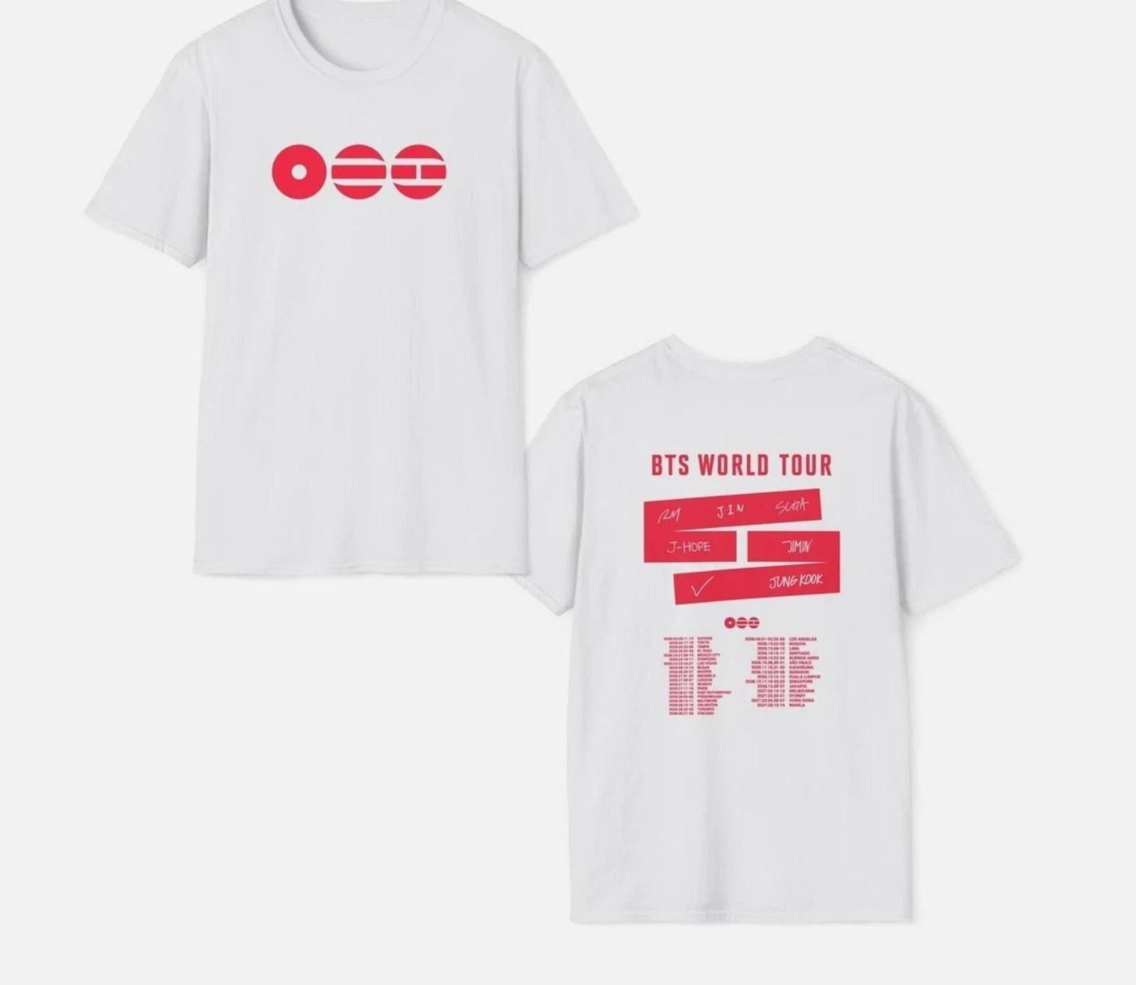 BTS 2026 T-Shirt, Concert Merch Arirang World Tour Shirt, FAST SHIP 2XL