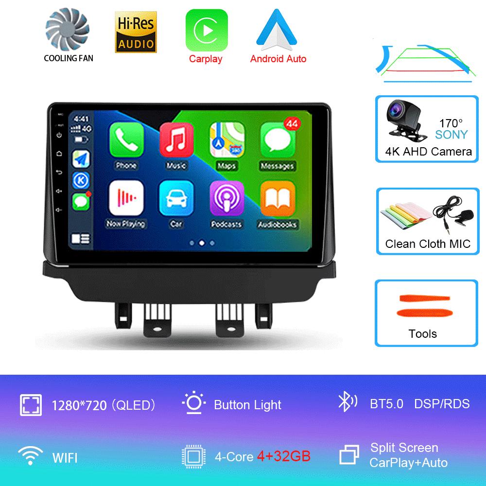 

Автомобильное радио Android 14 Carplay Auto для Mazda CX-3 CX3 Mazda 2 DK 2014 - 2021 Мультимедийный проигрыватель GPS-навигация 2din WIFI+4G стерео