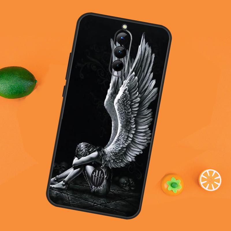 Angel Wings Painting Case For ZTE Nubia Red Magic 11 10S 9S 8S 8 9 10 Pro Plus 6 7 6S 7S Pro RedMagic 10 Air Cover