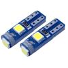10Pcs T5 3030 3SMD LED Bulb Car Interior Light High Bright Dashboard Warming Indicator Wedge Auto Instrument Lamps