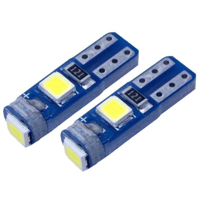 10Pcs T5 3030 3SMD LED Bulb Car Interior Light High Bright Dashboard Warming Indicator Wedge Auto Instrument Lamps